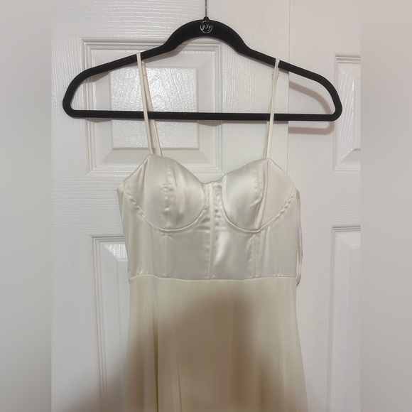 Lulus White Maxi Dress, Ivory Skirt, Size XS Extra Small - Picture 4 of 9